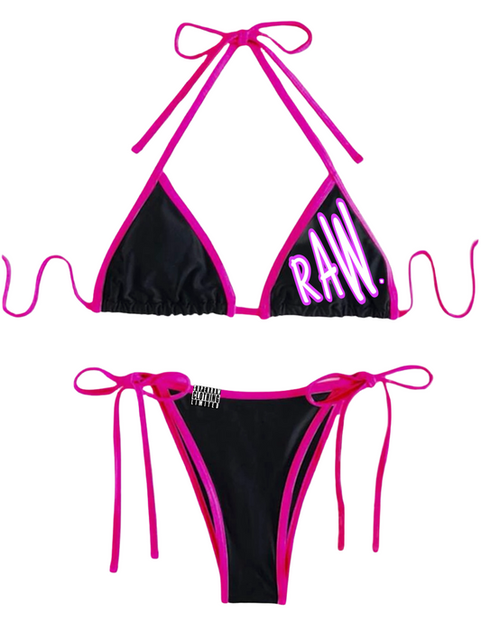 RAW BIKINI SET - NEON PINK